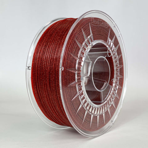 PLA GALAXY RED - Rot 1 kg Devil Design Filament 1,75 mm