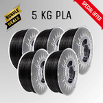 BUNDLE: 5 kg PLA BLACK