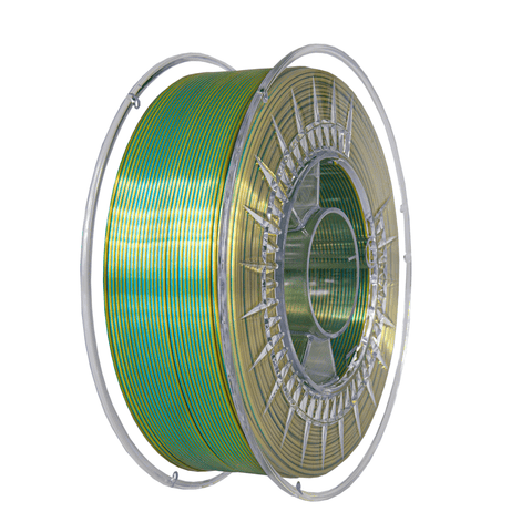 DUAL SILK COLD GREEN / GOLD 1 kg Filament