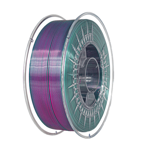DUAL SILK PINK PEARL / COLD GREEN 1 kg Filament