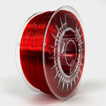 PMMA TRANSPARENT RUBY RED - Rubinrot 1 kg Devil Design 1,75 mm